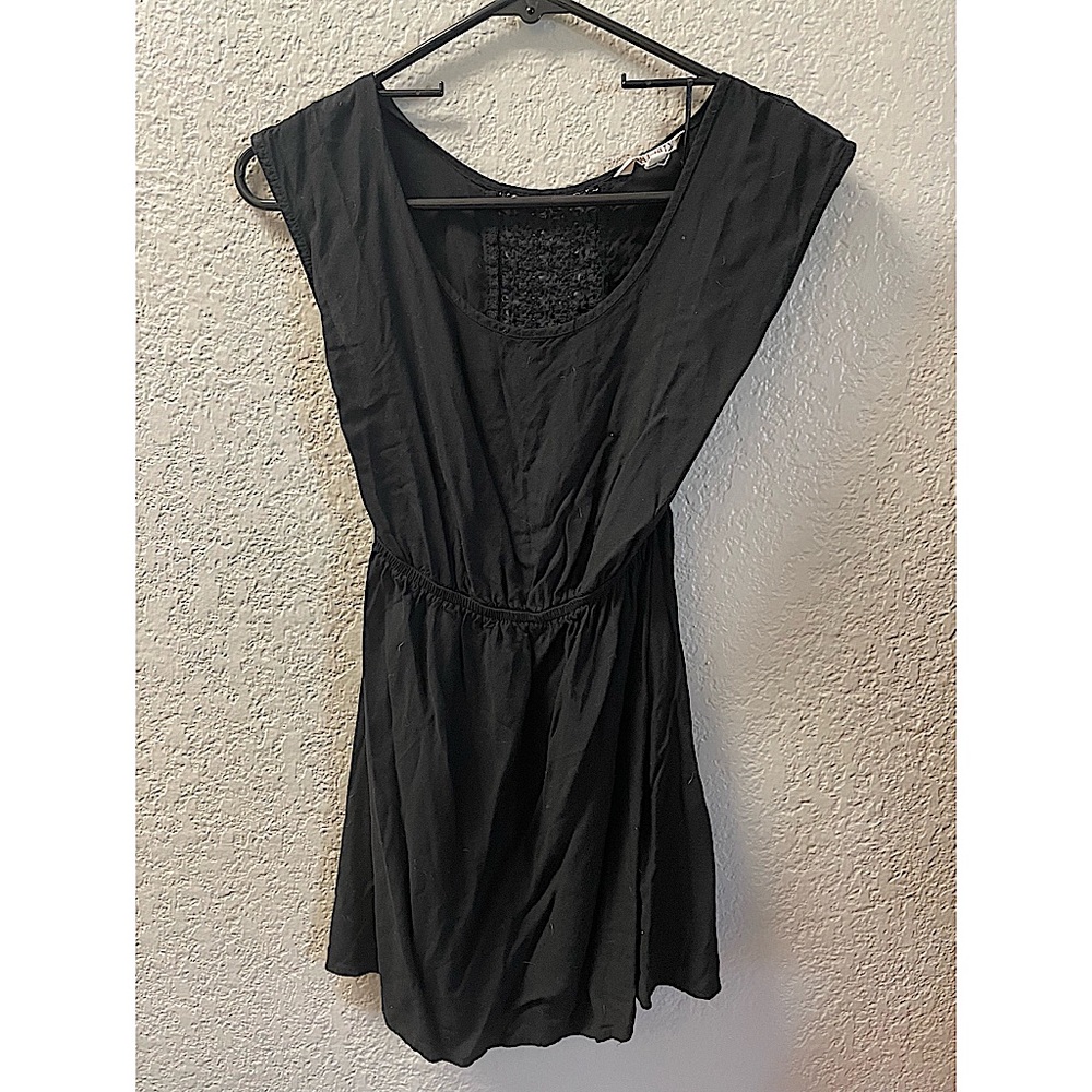 Casual Black Mini Dress